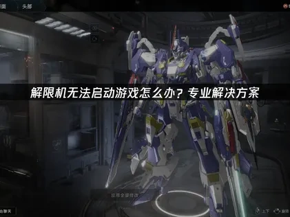 解限机无法启动游戏？深度剖析原因与解决方案！