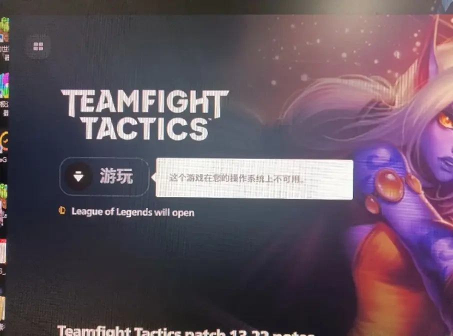 PBE游戏不可用 -1