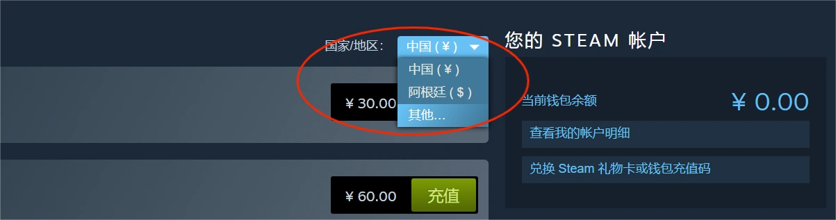 Steam如何變更地區購買遊戲-4