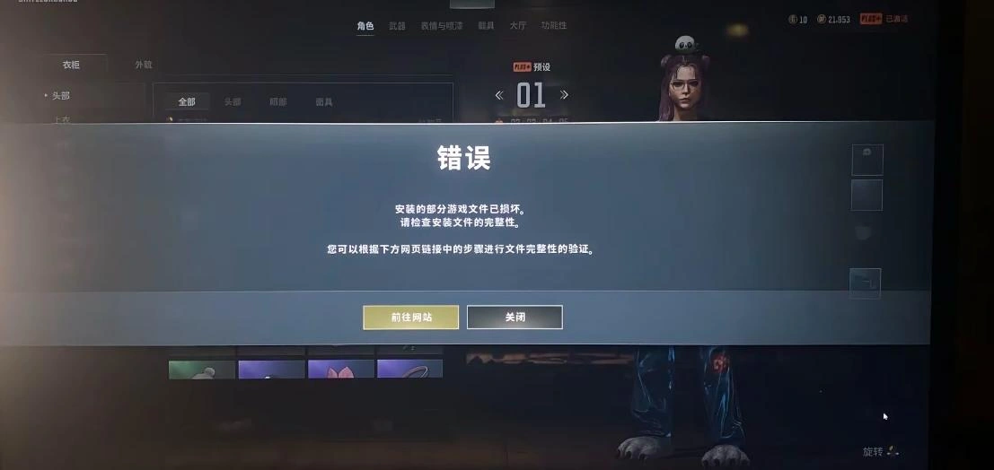 PUBG遊戲檔案損毀-1