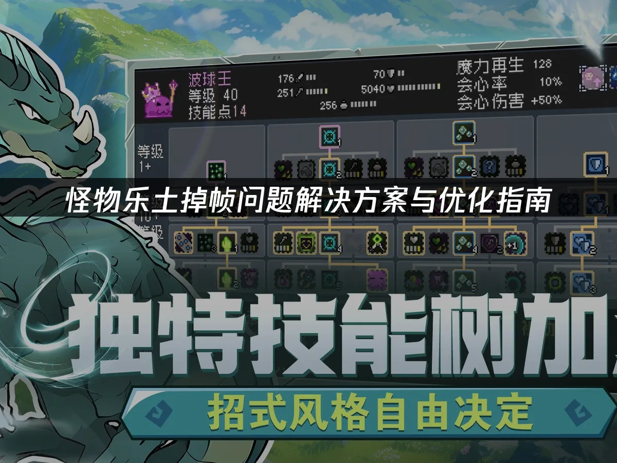 怪物乐土掉帧问题解决方案与优化指南！