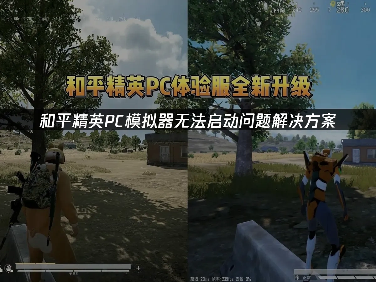 和平精英PC模拟器无法启动问题解决方案！