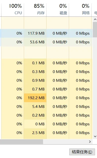 Windows工作管理員關閉背景程序