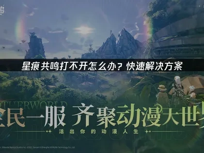 星痕共鸣打不开的终极解决指南！