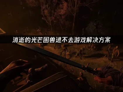 消逝的光芒困兽进不去游戏的终极修复指南！
