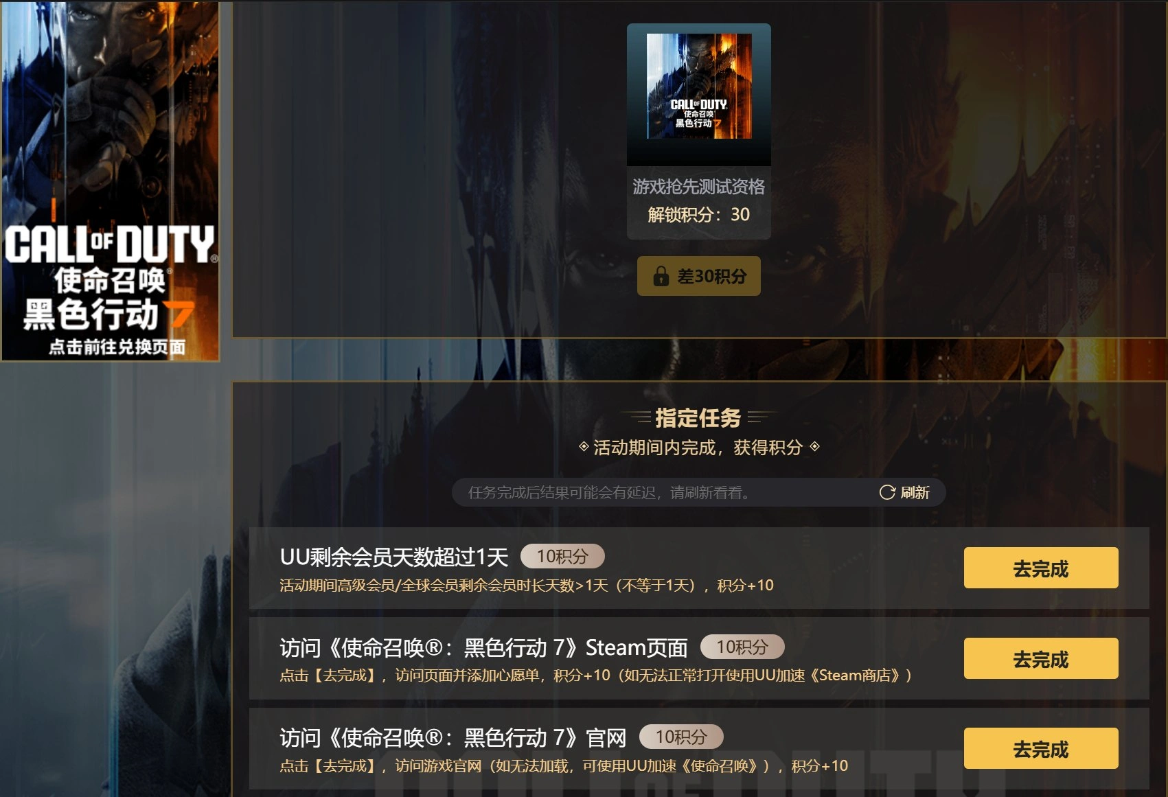 测试资格