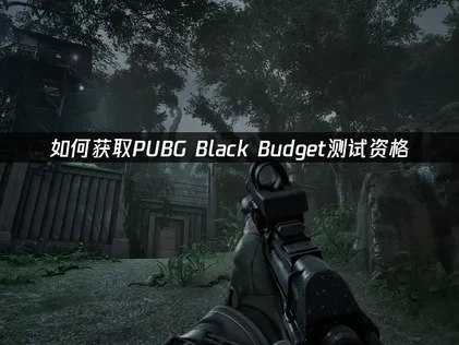 PUBG Black Budget绝地求生黑域撤离测试资格如何获取与网络优化全攻略！