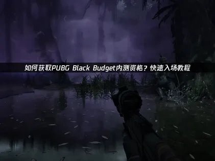 PUBG Black Budget绝地求生黑域撤离内测资格获取教程！资格申请、网络优化与实战技巧！
