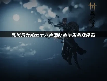 燕云十六声国际服手游如何提升游戏体验？