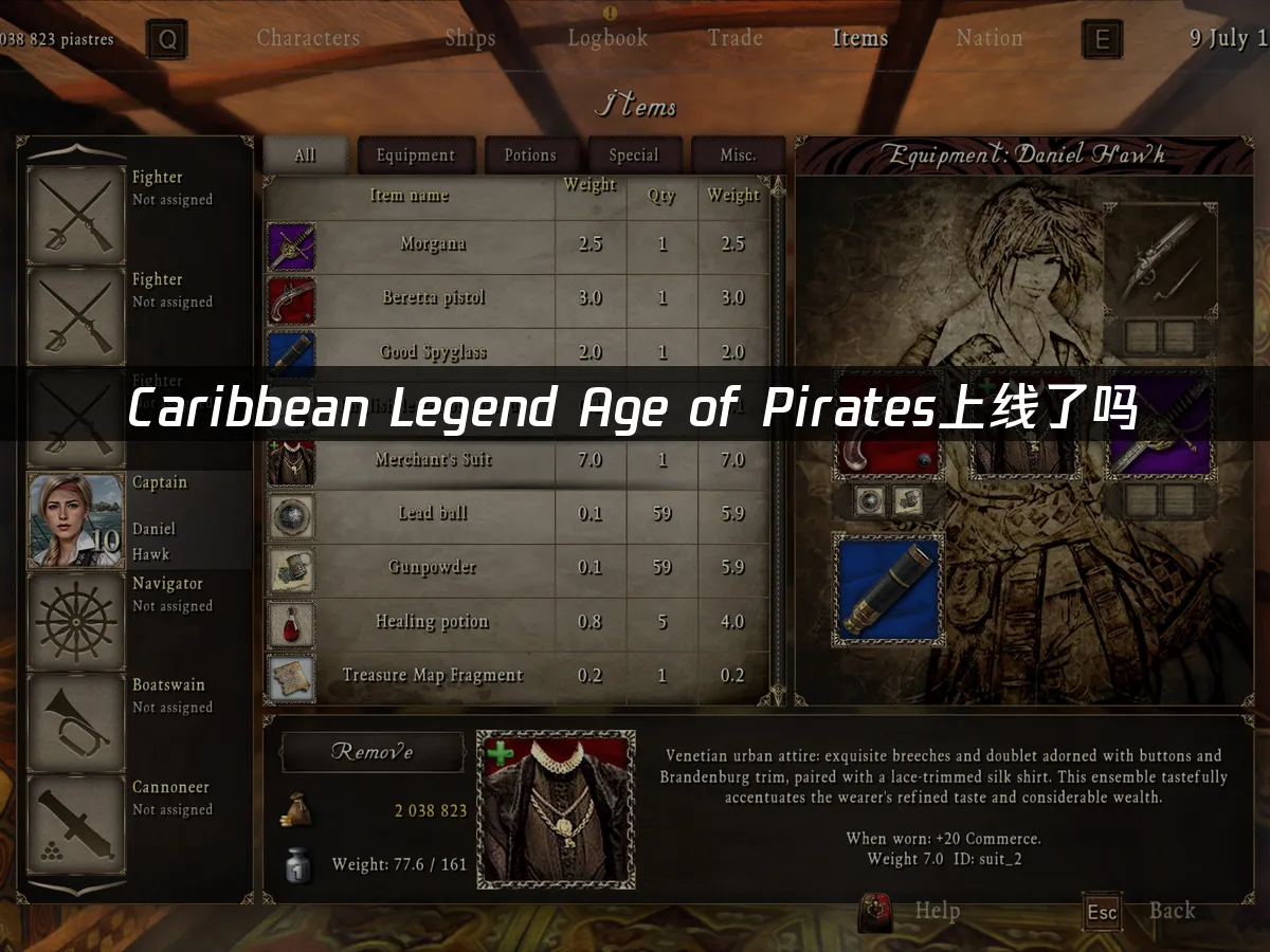 Caribbean Legend Age of Pirates 封面图