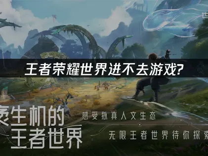 王者荣耀世界进不去游戏原因与详细解决办法！
