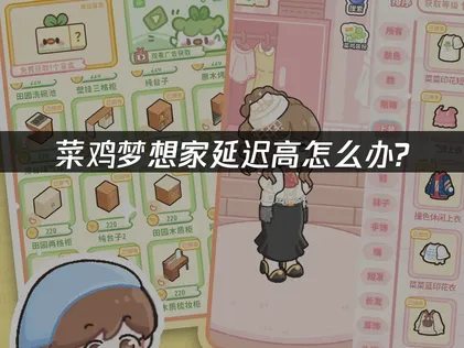 菜鸡梦想家延迟高？解决方法与网络优化全攻略！