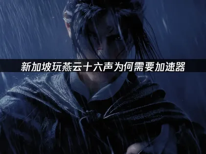 新加坡玩燕云十六声加速器网络优化指南！