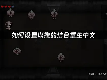 以撒的结合重生中文怎么设置：手把手设置中文字幕！