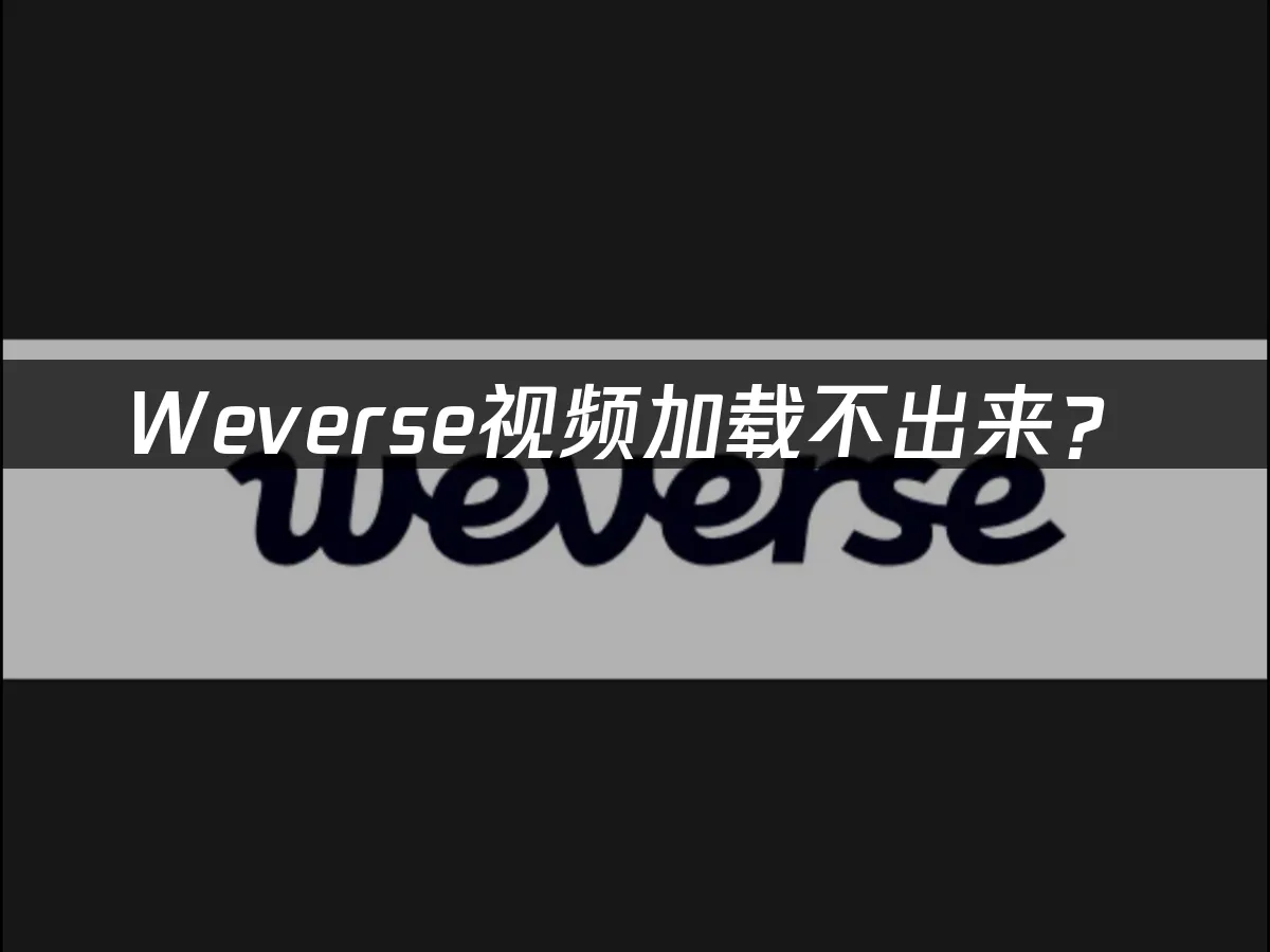 Weverse平台界面展示