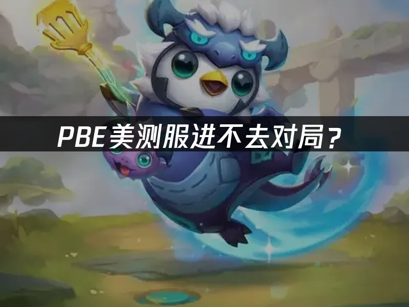 PBE测试服封面