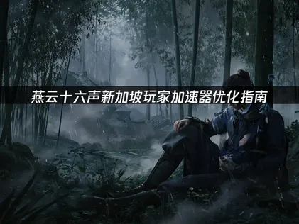 新加坡玩燕云十六声加速器优化指南：网络优化指南！