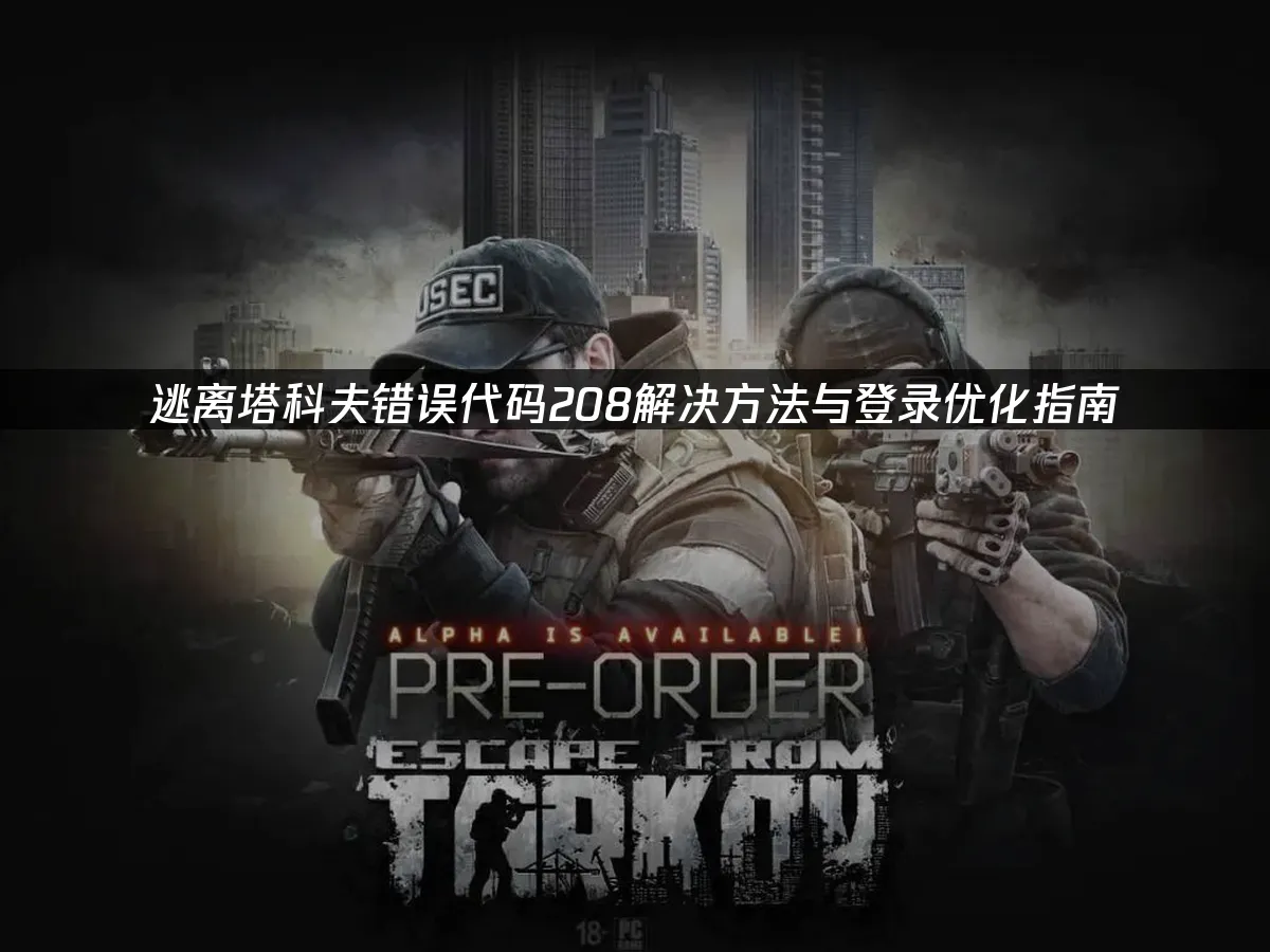 逃离塔科夫游戏封面