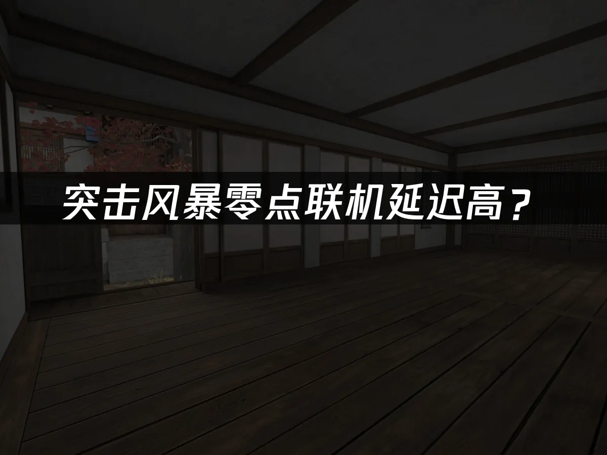 突击风暴零点游戏封面