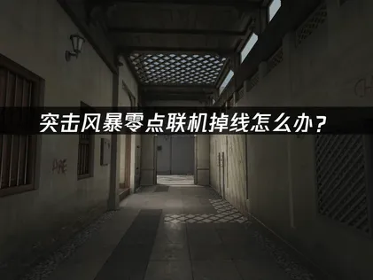 突击风暴零点联机掉线怎么办？网络优化解决方案！