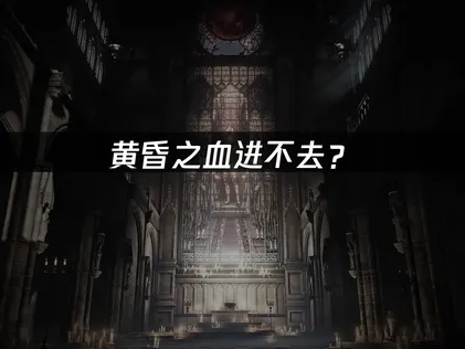 黄昏之血进不去？网络连接问题解决指南！