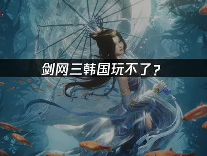 韩国玩不了剑网三？网络问题解决指南！