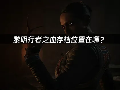 黎明行者之血存档位置在哪？PC存档路径查找指南！