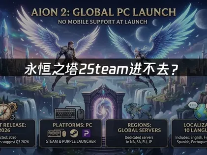 永恒之塔2Steam进不去？登录失败原因与解决方案！