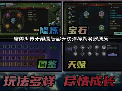 魔兽世界无限国际服无法连接服务器是什么原因？该怎么解决？ 