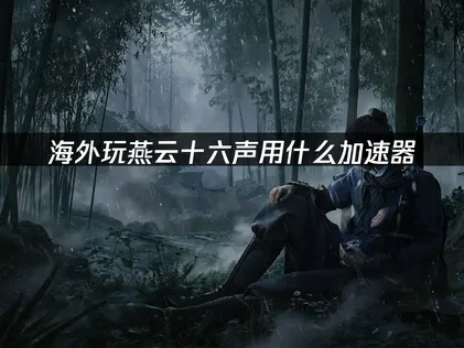 燕云十六声加速器指南：网络优化方案！